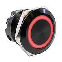 E-Switch PVHC7F2BSS345 Anti Vandal Switch ANTI-VANDAL, 20A, SPST, Off-(On), LED, Blue, IP67