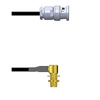 Amphenol Custom Cable Q-0J02P0003048i RF Cable Assemblies BNC-SP/SMA-RJB G174 48I