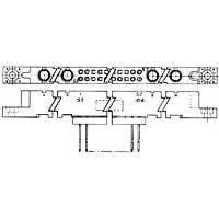 Raychem - TE Connectivity 448518-1 Board to Board & Mezzanine Connectors 2 ROW BOX RECP 34 POS 100 C/L