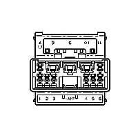 AMP Connectors - TE Connectivity 174942-1 Housings 070 MLC W-W CAP HSG 15P