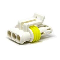 AMP Connectors - TE Connectivity 1745083-1 Housings 3 POS. PLUG ASSY AMP SUPERSEAL 1.5 SRS