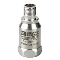 Amphenol Wilcoxon 799M Acceleration Sensor Modules Top exit, low frequency (0.2 Hz), high sensitivity, filtered, MIL-C-5015 connector, 1,000 mV/g, +/-5% sensitivity tolerance