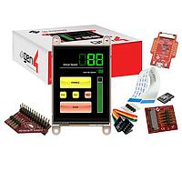 4D Systems SK-gen4-28DT-PI Display Development Tools Starter Kit for gen4-uLCD-28DT-PI with 4D Serial Pi Adaptor, 4D-UPA , 4GB Industrial microSD Card, 150 mm FFC Cable, 5-way female-to-female ribbon cable with male-to-male adaptor