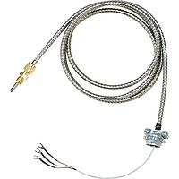 OMEGA CFTF-000-RTD-4-60-SE Extruder RTD Probes with Compression Fittings (NPT Male, 1/8 in, Stripped Leads, 260 °C, Class B)