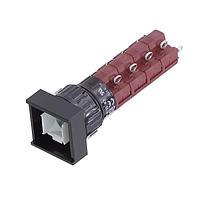 EAO 31-154.025 Standard Switches IND RND BLK QC