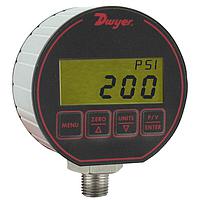 Dwyer DPG-211 Digital Pressure Gage, ± 0.25% Accuracy, NEMA 4X, 4-Digit Display, 2 Alarms (Gauge, 5000 psi, NPT Male, 1/4 in, IP66, NEMA Type 4X)