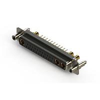 EDAC 628-25W3624-4N6 Mixed Contact D-Sub Connectors Vertical Combo Dsub