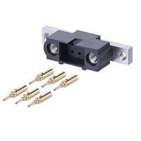 Harwin M80-5C10605MU Connector Kits 3+3 Pos M24-28AWGCableKitRearPanelMount