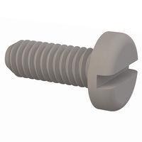 Essentra Components 010640P037 Pan Slotted Pan Slotted Screw, #6-40 Thread, 3/8 Lg