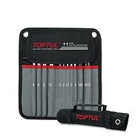 TOPTUL GPAQ1101 Heavy Duty Extra Long Type Ball Point Hex  Key Wrench Set (11 pcs)