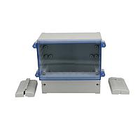 Bud Industries DCH-11920 Dual Compartment Dual Compartment Enclosure Hinged Cover (6.3 X 6.5 X 3.7 In)