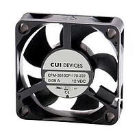 Same Sky (formerly CUI Devices) CFM-3510CF-170-222-20 DC Fans dc axial fan, 35 mm square, 10 mm, 12 Vdc, omniCOOL, 7000 RPM, 4.59 CFM, TS