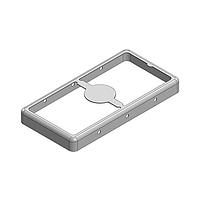 Masach Tech MS385-10F-NS EMI/RFI Shield Frame, Two-Piece 38.5 x 19.5 x 3.8mm Two-piece Drawn-Seamless RF Shield/EMI Shield FRAME (Nickel-Silver)