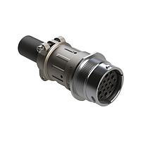 Amphenol SINE Systems AHDM04-24-19SN-059 Connectors Receptacle Kit, shell size 24, 19 positions, socket, standard seal, wide thread, cable clamp backshell