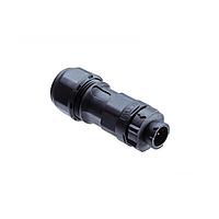 Amphenol LTW AD-02BMMB-QL8AP0 Standard Circular Connector X-Lok, Mini Size, Plastic, 5A, 02 pins, Male Connector, Male Contact, Straight, Push Lock, Screw-in, Field Installable, F4.0 - F8.0mm, IP68
