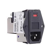 AMP Connectors - TE Connectivity PE000SBXA Inlets 10A SINGLE FUSE HORIZONTAL MOUNT
