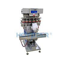 Hoystar GW-M6/S-M 6 Colors Pad Printing Machine for Hard Hats (1500pcs/Hr)