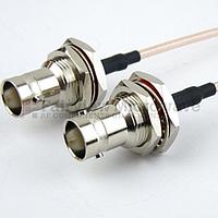 Fairview FMC3838315 BNC Female Bulkhead to BNC Female Bulkhead Cable RG-316 Coax