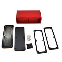 Bud Industries EXN-23363-RD PCB Enclosure Extruded Aluminum Enclosure Red (2.4 X 7 X 3.5 In)