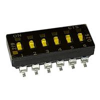 CTS Electronic Components 219-6LPST DIP Switches SPST 6 switch sections