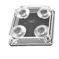LedLink Optics LL04ZZ-WAU25L52 LED Lenses LxW 64.56x64.56Height 15.925