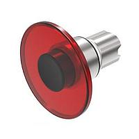 EAO 45-2631.2AF0.000 Momentary, Round, Mushroom Head Mushroom-head pushbutton actuator illuminated amber transparency D60 momentary front/housing metal