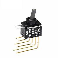 NKK Switches G25AV Toggle Switches ULTRA MINIATURE TOGGLE/PC