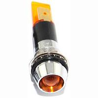 Mallory Sonalert FL1M-12CJ-1-Y24V Indicators LED YEL 12MM NUT 24VAC/DC
