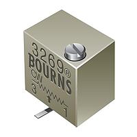 Bourns 3269X-ES2-501 0.25 in Square SMD Trimming Potentiometer TRIMMER-SMD 1/4" SQ MT CERMET