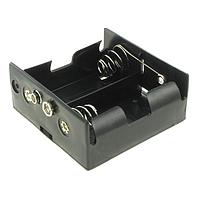 Eagle Plastic Devices 12BH121B-GR Battery Holder 2 D W/SNAPS