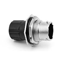 Amphenol SINE Systems RT071412PNHECR Connectors Receptacle, Jam Nut, 12 Position, Male, Shell Size 14, and End Cap with Reduced Individual Wire Seals, Range 14 - 24AWG