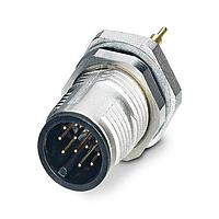 PHOENIX CONTACT 1437106 Straight 12P MALE REAR MOUNT M12 THREAD, SHIELDED