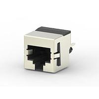 AMP Connectors - TE Connectivity 6368115-1 Modular MJ TE 8P SHLD PNL STOPS&GRD HTN