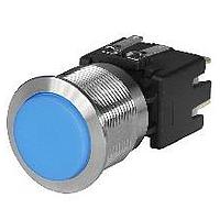 Schurter 3-101-040 Pushbutton Switches 16A, 250VAC 22mm 2 POLE BRIGHT BLU