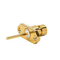 HUBER+SUHNER 13_SMPSL-50-0-F2SP RF Connectors / Coaxial Connectors SELF LOCKING SMP male Panel Mount Connector Space Version