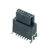 Harwin M55-6021242R Connectors 12P 1.27 SMC Female Vertical SMT Type