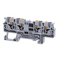Altech CP4/4/W Multiple Connection Terminal Block DIN Term Blk Push-In 4 Conn