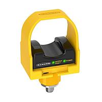 Banner Engineering STBVR81Q6 Photoelectric Sensors STB Series: Self-Checking Touch Button w/Yellow F.C.; Input: 20-30 V ac or dc; Upper Housing: Black Polyetherimide; Outputs: Two Independent and Complementary Relays; M12 Integral QD