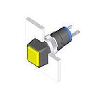 EAO 18-050.0052L Panel Mount Indicators / Switch Indicators Indicator red 9x9 with Single-LED red 2,0VDCa.20mA