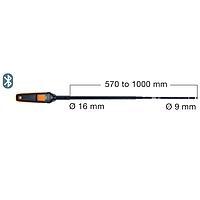 TESTO 0635 1571 Hot Wire Probe (0~50m/s, -20~70°C, 5~95%RH, 700~1100hPa, Bluetooth)