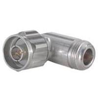 HUBER+SUHNER 53_N-75-0-4/133_NE RF Adapters - In Series N plug(m) to N jack(f) right angle