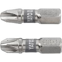 YATO YT-78002 Screwdriver Bits (PH3x25mm, 1/4")