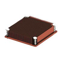 Wakefield Thermal SKV606014-AL Component BGA Heat Sink, Aluminum, 60x60x14mm, Top Mount, Plastic Push Pin, Square Fin