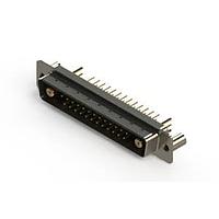 EDAC 627-27W2624-7N3 Mixed Contact D-Sub Connectors Vertical Combo Dsub