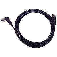 OMEGA DM12CAB-8-5-RA M12 Cable, 8 pin, for Smart Sensors, Transmitters, Dual RTD (M12 right angle 8 pin Female, M12 right angle 8 pin Female, PVC)