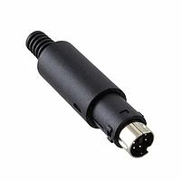 Adam Tech MDP-007 Plugs CONN PLUG MALE MINI DIN 7P SILV