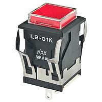 NKK Switches LB01KW01-5C24-JC Indicators PUSH BUTTON SWITCH LED ILLUMINATED