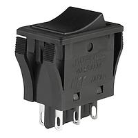 NKK Switches JWM22RAA Rocker Switches 10A DPDT ON ON BLK