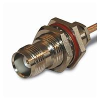 Amphenol RF 122452 Connectors TNC BULKHEAD JACK 316/U CLAMP