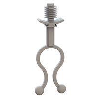 Essentra Components 23EZF050C062 Twister for Cable Twist Lock, Fir Tree Mount, .500 Hold, .596 Space
